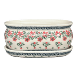 Pot, Herb, 8.5" in "Draping Red Florals" by Galia | GDN12-PW3