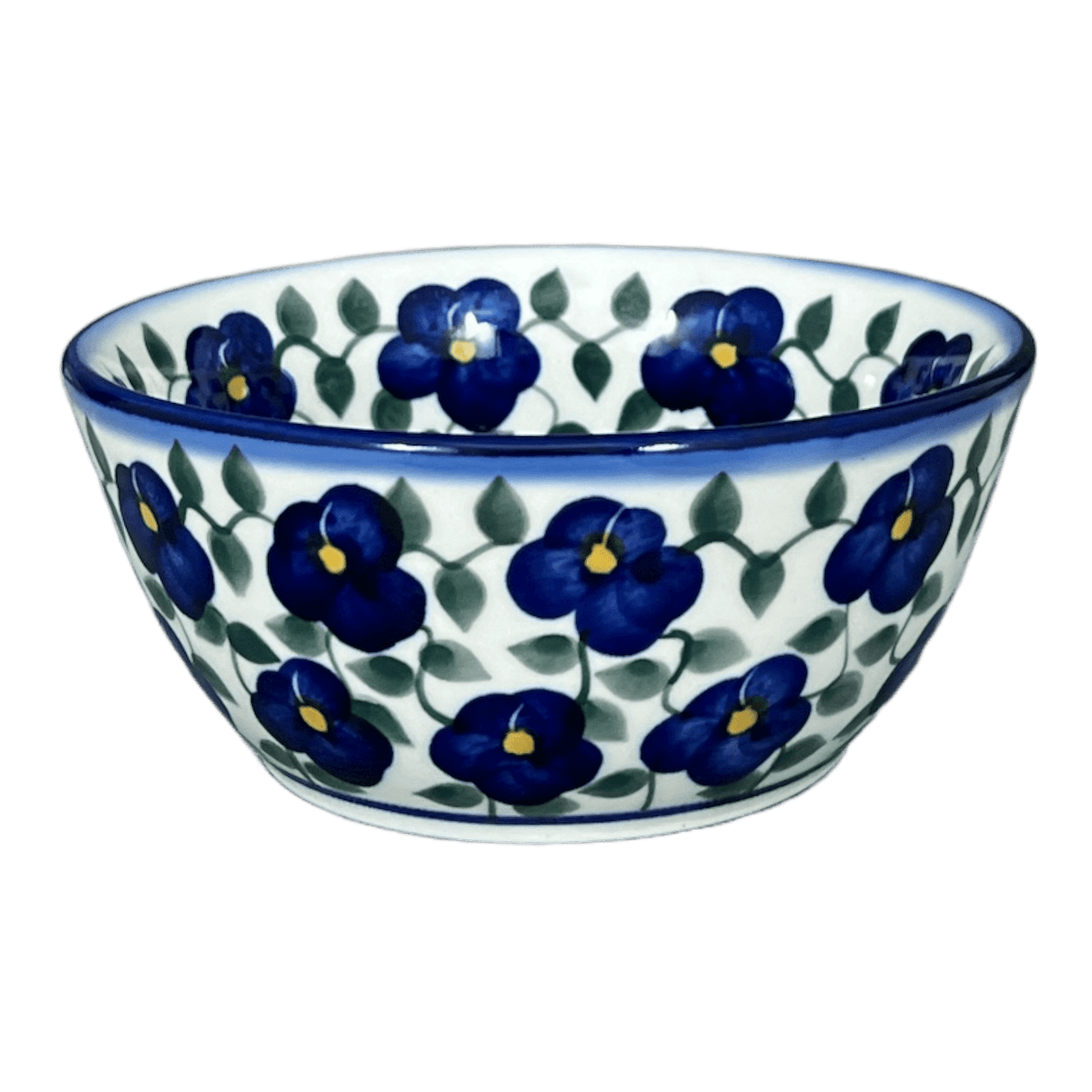 Bowl, Round, 6", WR (WR12B) in "Pansy Storm" by W.R. Ceramika | WR12B-EZ3