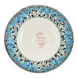 Bowl, Round, 8.5" in "Baby Blue Blossoms - Solid Rim" by Manufaktura | M135S-JS49A