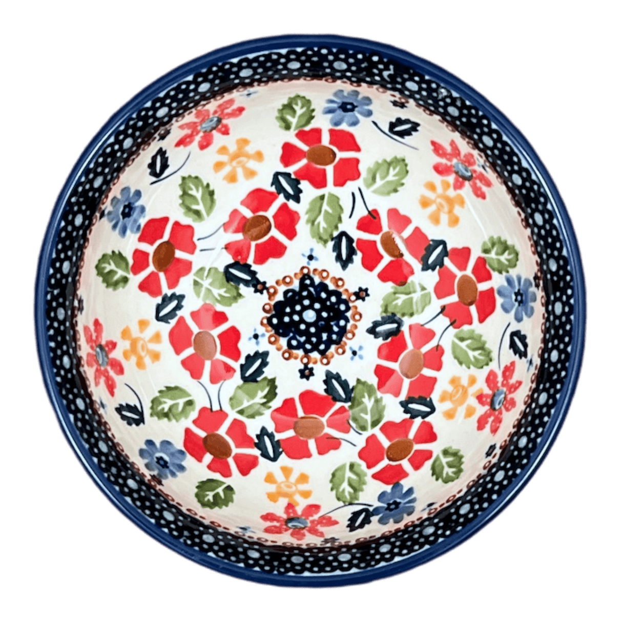 Bowl, Round, 6" in "Brilliant Bouquet" by Manufaktura | M089S-J113