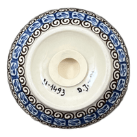 A picture of a Polish Pottery Parmesan/Spice Shaker (Butterfly Parade) | A934-U1493 as shown at PolishPotteryOutlet.com/products/parmesan-spice-shaker-butterfly-parade-a934-u1493