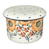 Butter Crock, 4.5" in "Autumn Harvest" by Manufaktura | M136S-LB