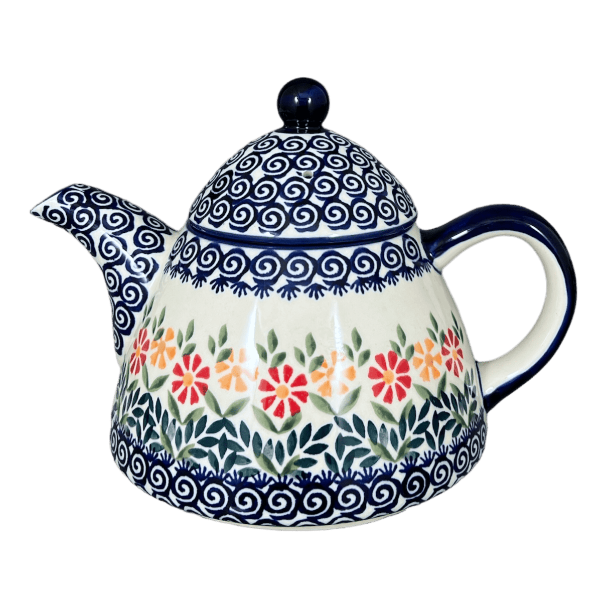 Teapot, 0.9 Liter in "Flower Power" by Manufaktura | C005T-JS14
