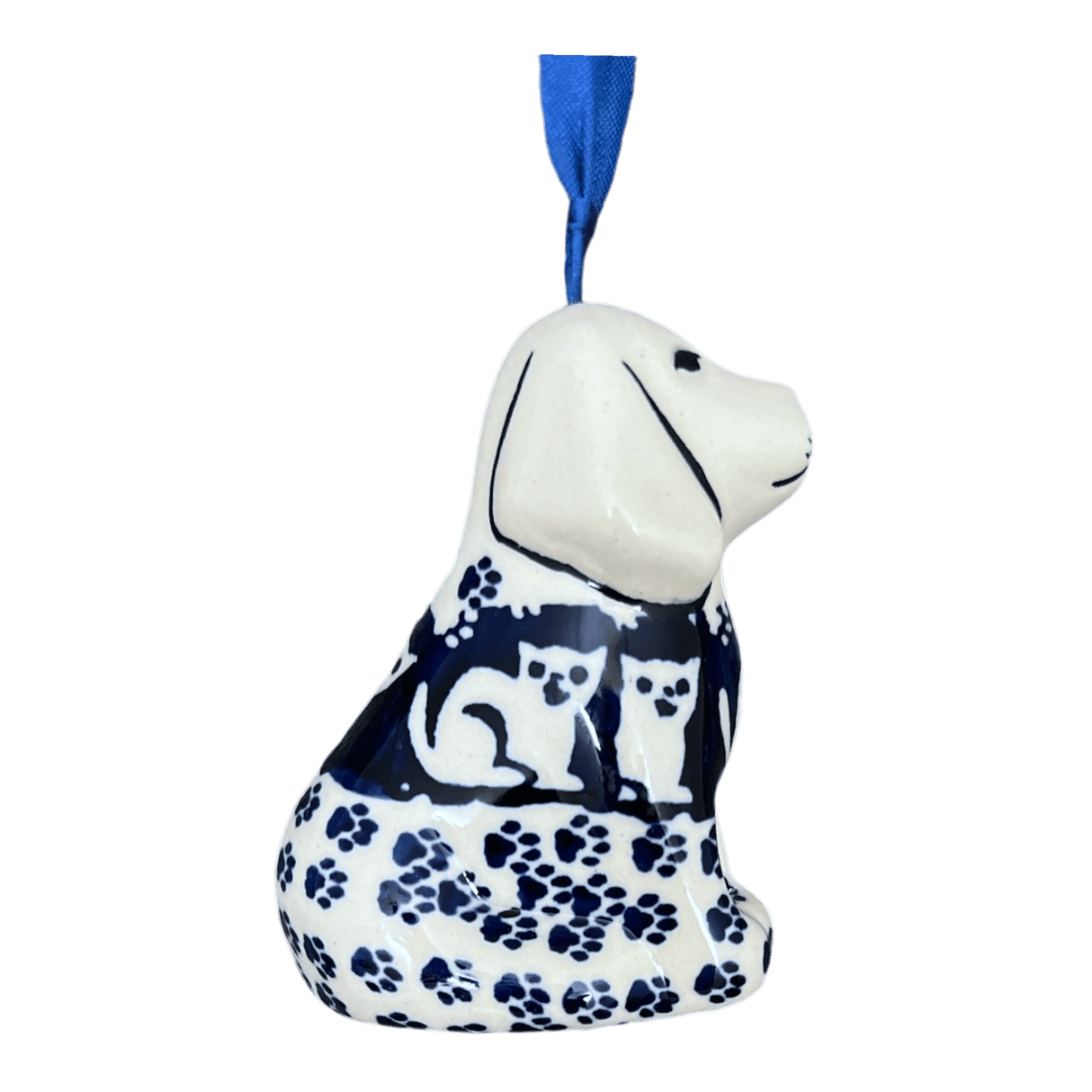 Ornament, Dog, 3" in "Kitty Cat Path" by Manufaktura | K164T-KOT6