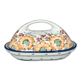 Butter Dish, Fancy, 5" x 7" in "Autumn Harvest" by Manufaktura | M077S-LB