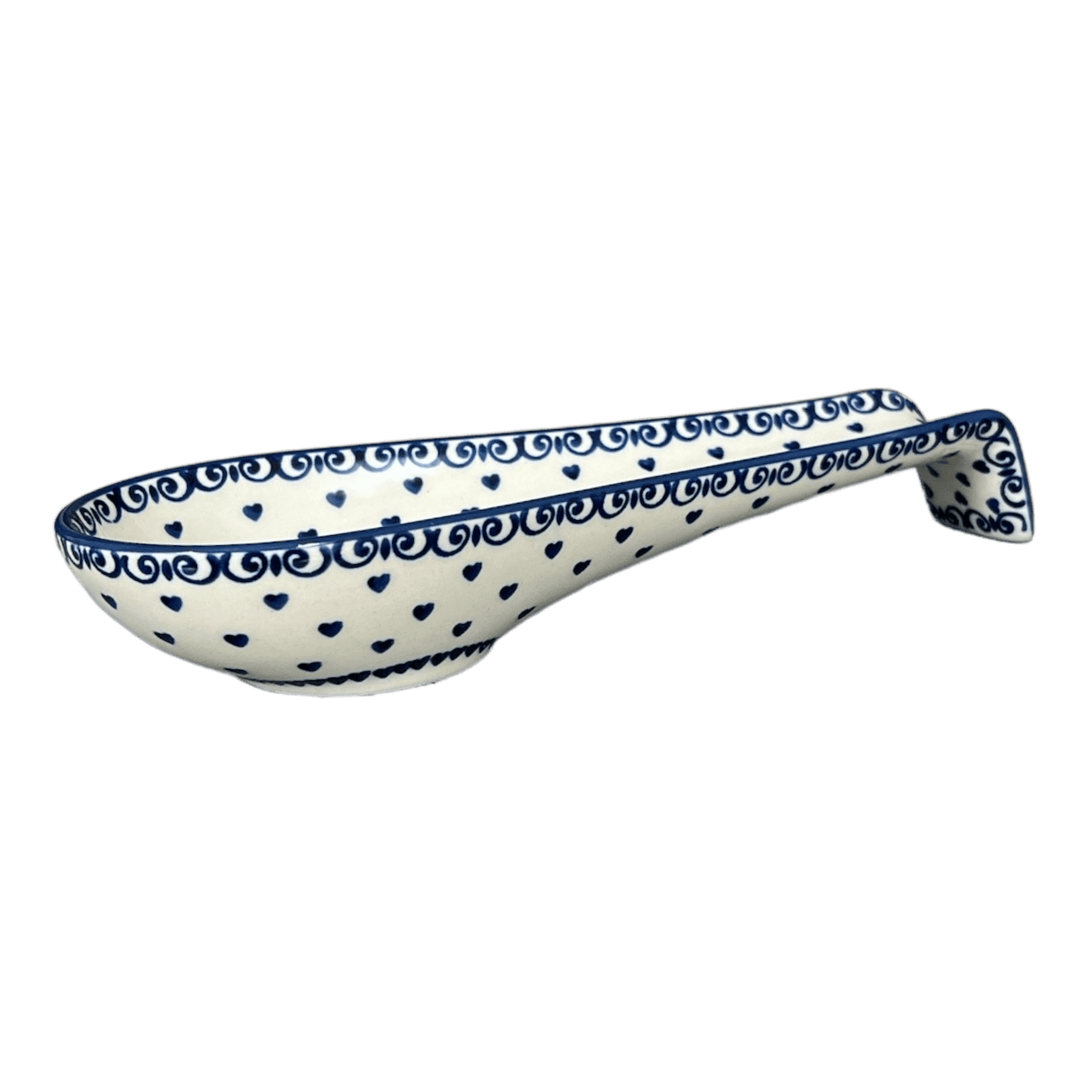 Spoon Rest, Large, 9.25" in "Heartfelt Blue" by Manufaktura | P007T-PS02