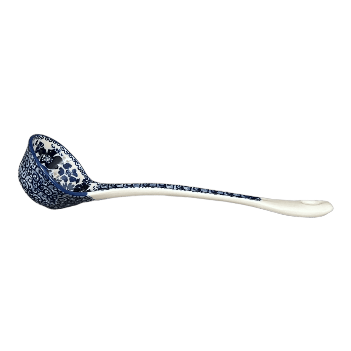 Ladle, Soup, 12" in "Blue Life" by Manufaktura | C020S-EO39