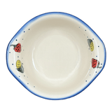 Bowl, Round, Soup, 22 oz, WR (WR51B) in "Strawberries & Blossoms" by W.R. Ceramika | WR51B-WR2