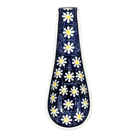 Polish Pottery Spoon Rest, Large, 9.25" in "Mornin' Daisy" by Manufaktura | P007T-AM Additional Image at PolishPotteryOutlet.com