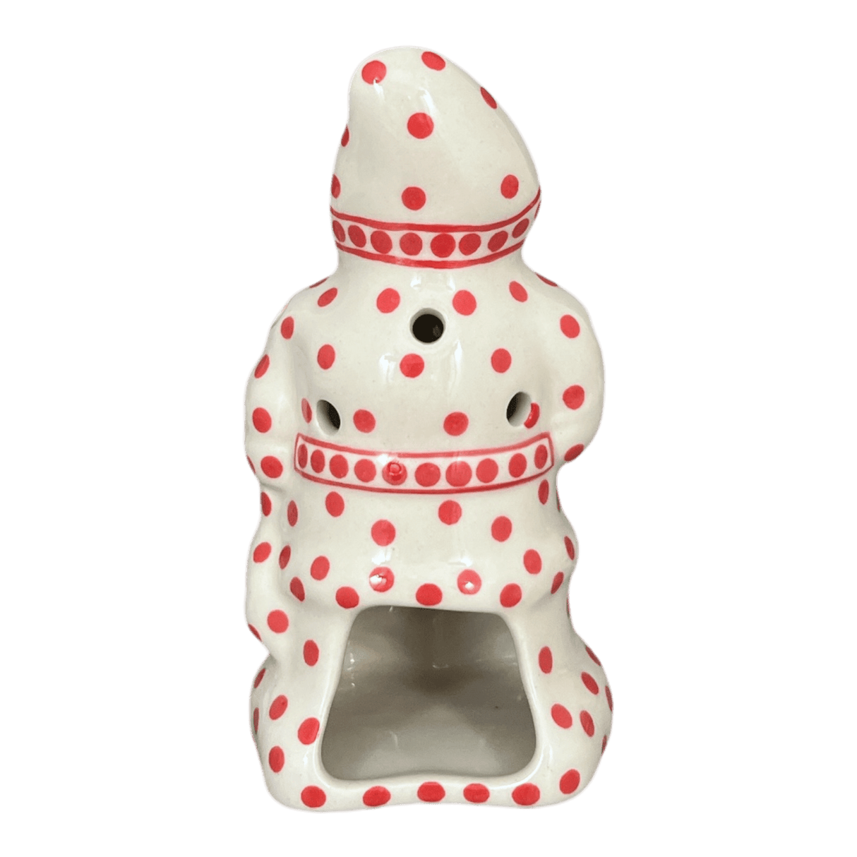 Luminary, Santa, 7" in "Dotted Reds" by Galia | GMJ06-PG3