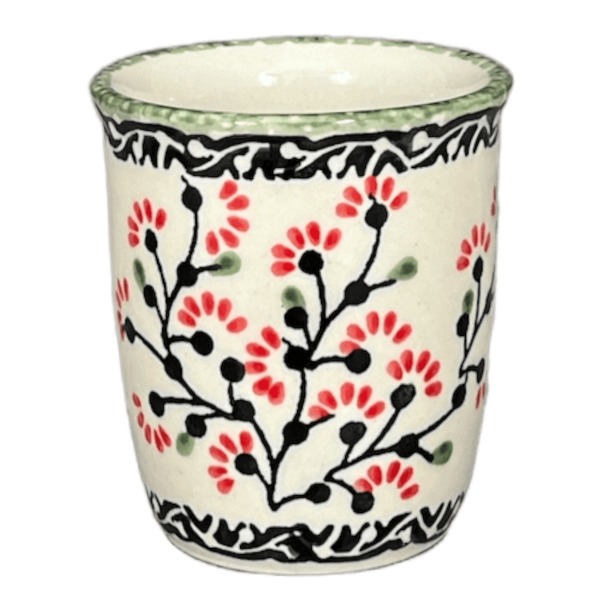 Cup, Wine Cup, 4 oz in "Cherry Blossoms" by Manufaktura | K100S-DPGJ