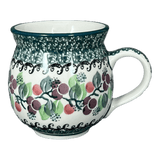 Mug, Belly, 12 oz Medium in "Sugar Plums" by Ceramika Artystyczna | A070-2838Q