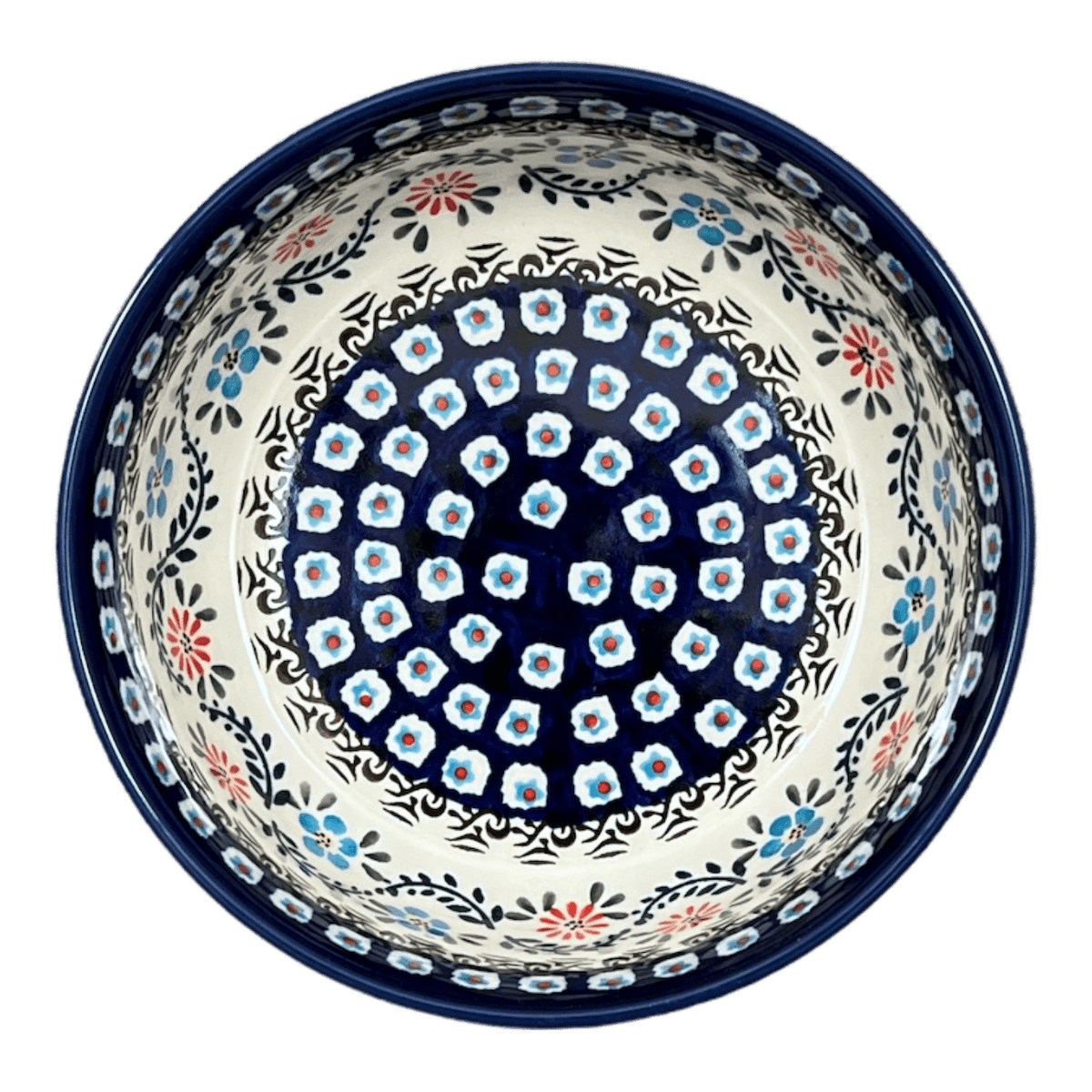 Bowl, Round, Magnolia, 7.25" in "Climbing Aster" by Zaklady | Y834A-A1145A