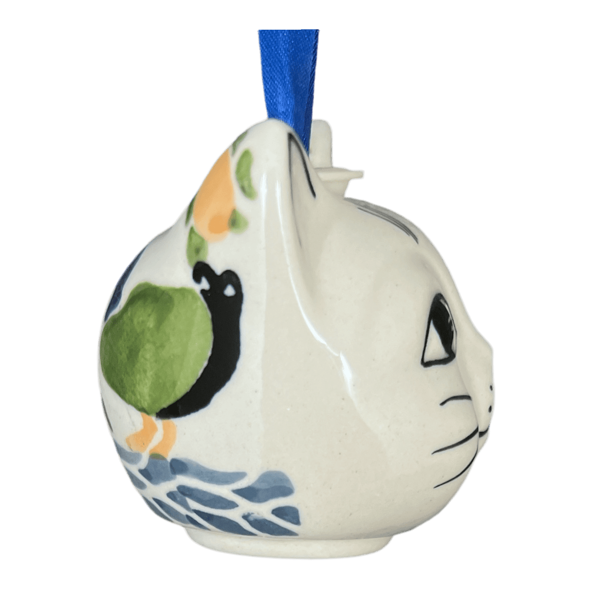 Ornament, Cat Head in "Ducks in a Row" by Manufaktura | K142U-P323