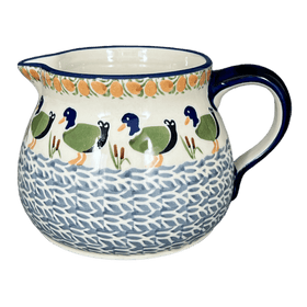 Polish Pottery 1.5 Liter Pitcher (Ducks in a Row) | D043U-P323 Additional Image at PolishPotteryOutlet.com