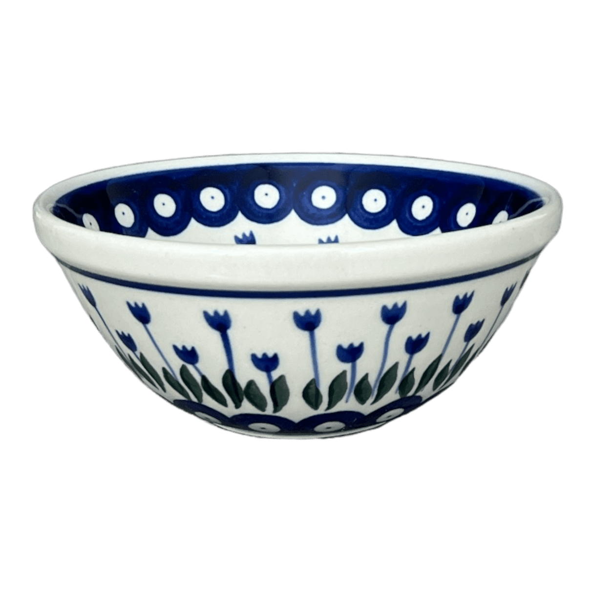 Bowl, Round, Kitchen, 5.5" in "Tulip Dot" by Ceramika Artystyczna | A059-377Z