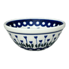 Polish Pottery Bowl, Round, Kitchen, 5.5" in "Tulip Dot" by Ceramika Artystyczna | A059-377Z at PolishPotteryOutlet.com