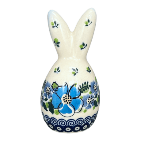 Figurine, Bunny, 3.75" in "Light Blue Bouquet" by Galia | GJ15-UWP4