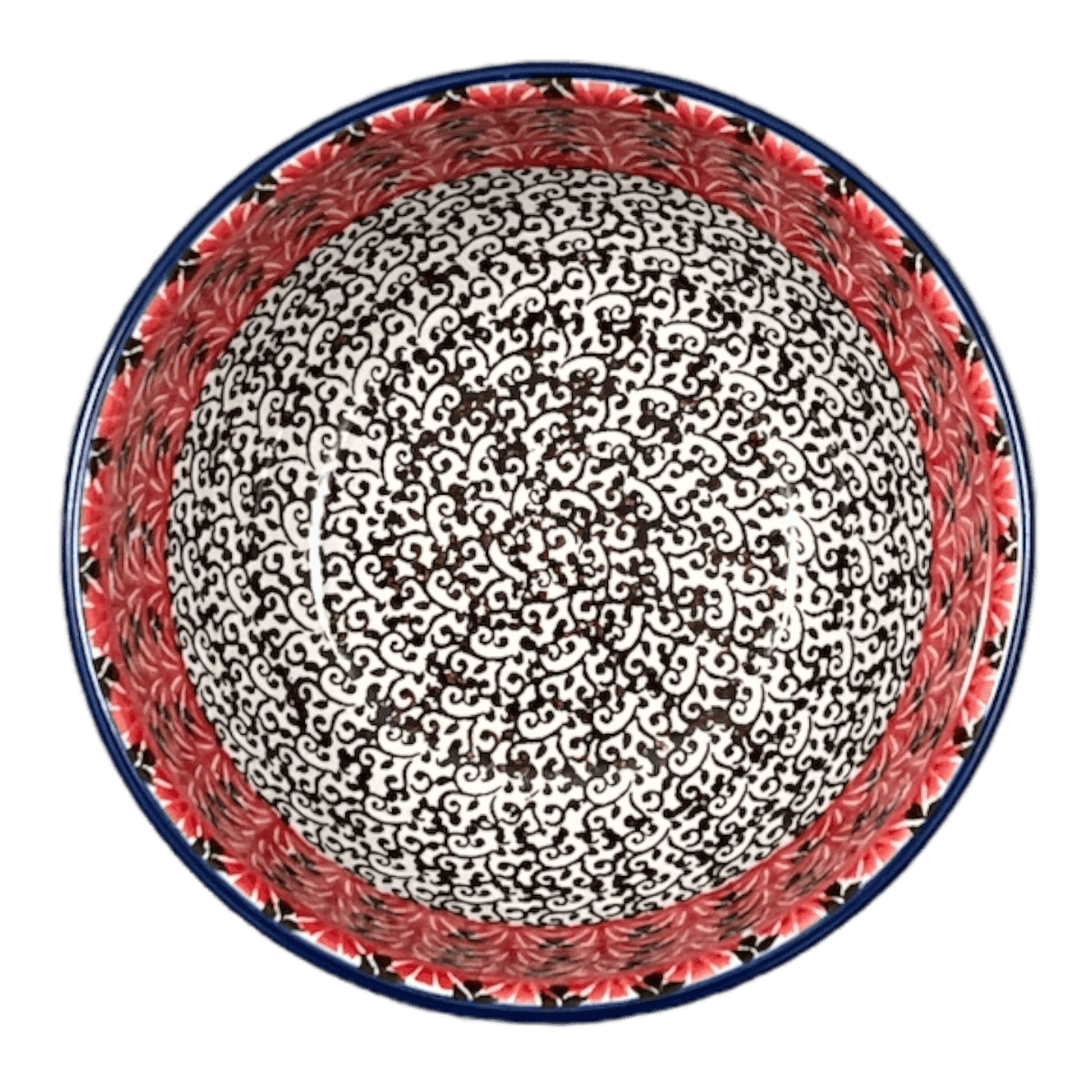 Bowl, Round, Deep, 5.5" in "Coral Fans" by Ceramika Artystyczna | A986-2199X