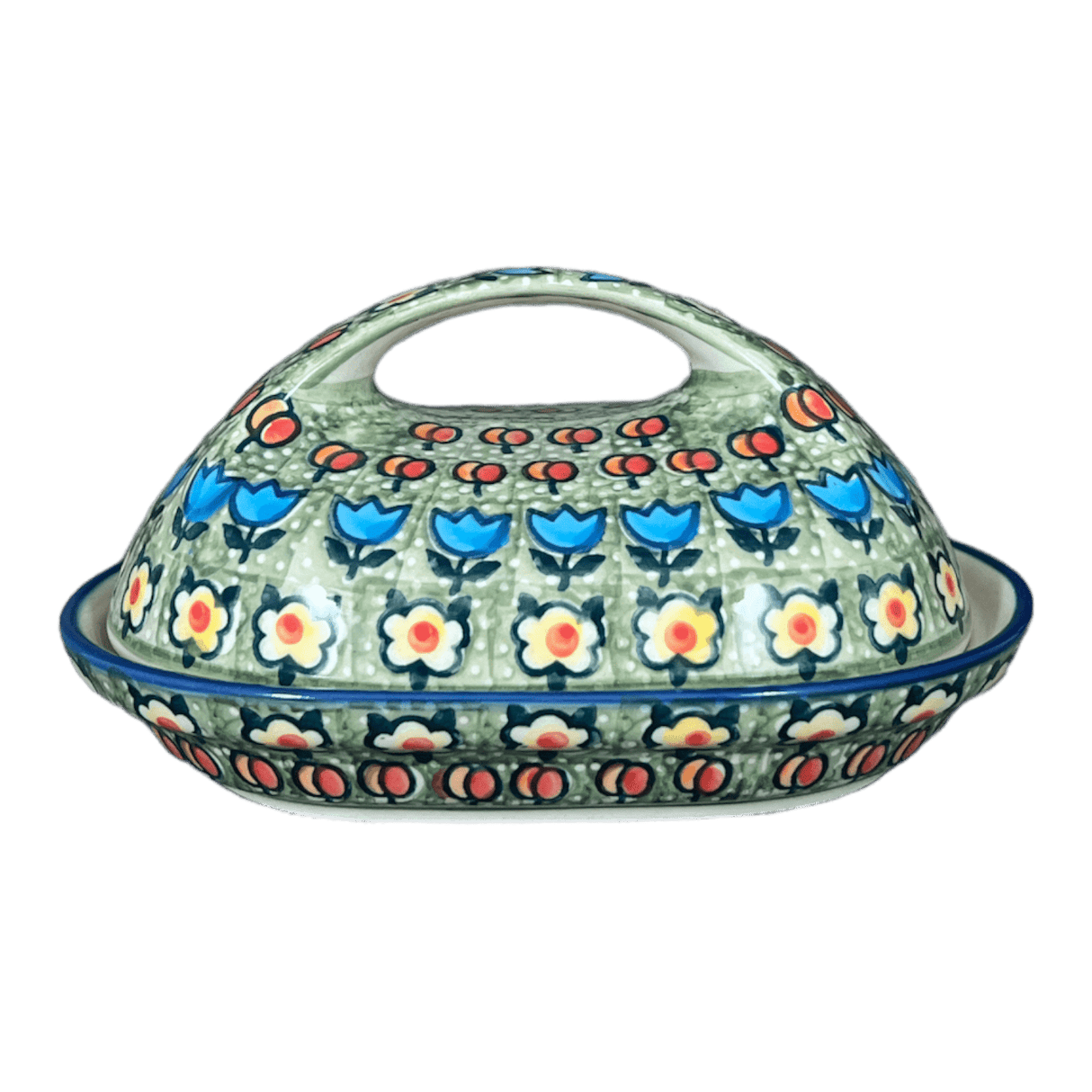 Butter Dish, Fancy, 5" x 7" in "Amsterdam" by Manufaktura | M077S-LK