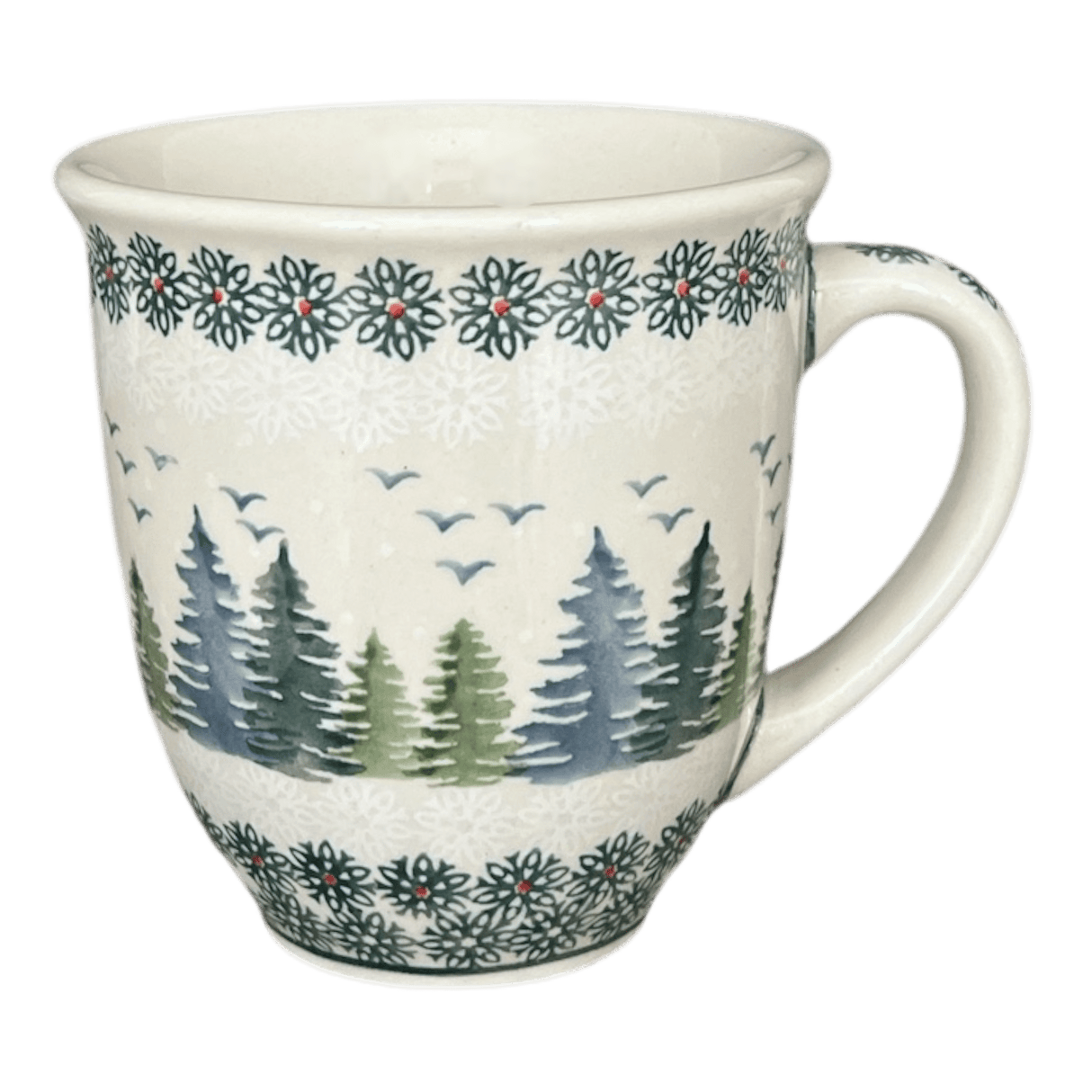 Mug, Mars Mug, 16 oz Large in "Pine Forest" by Manufaktura | K106S-PS29