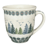 Mug, Mars Mug, 16 oz Large in "Pine Forest" by Manufaktura | K106S-PS29