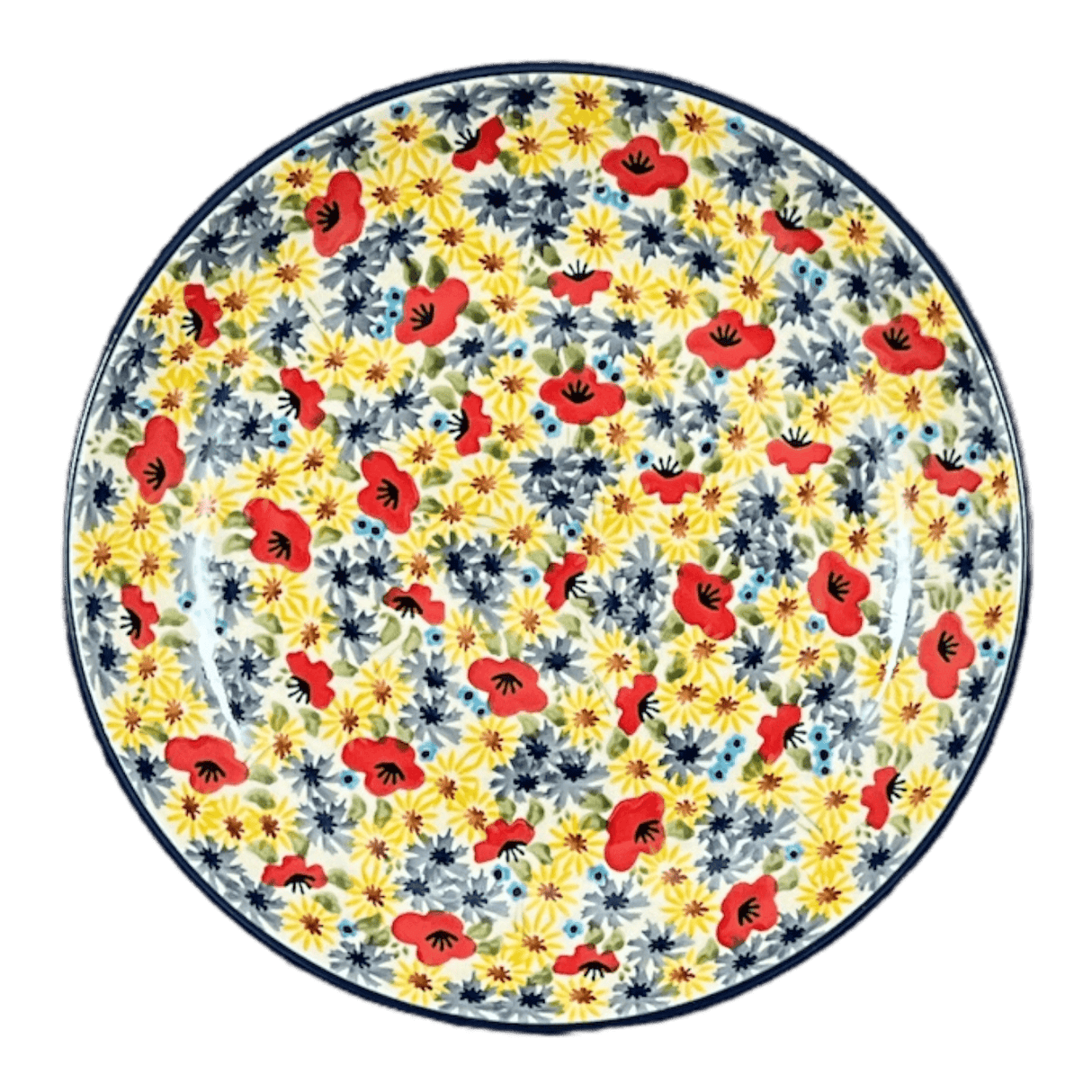 Plate, Round, Dinner, 10" in "Sunlit Blossoms" by Manufaktura | T132S-AS62