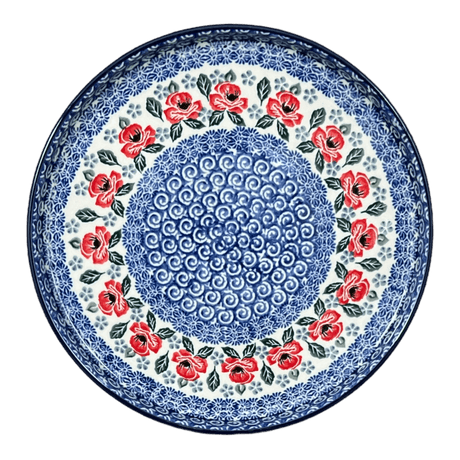 Tray, Round, 10" in "Rosie's Garden" by Ceramika Artystyczna | AE93-1490X