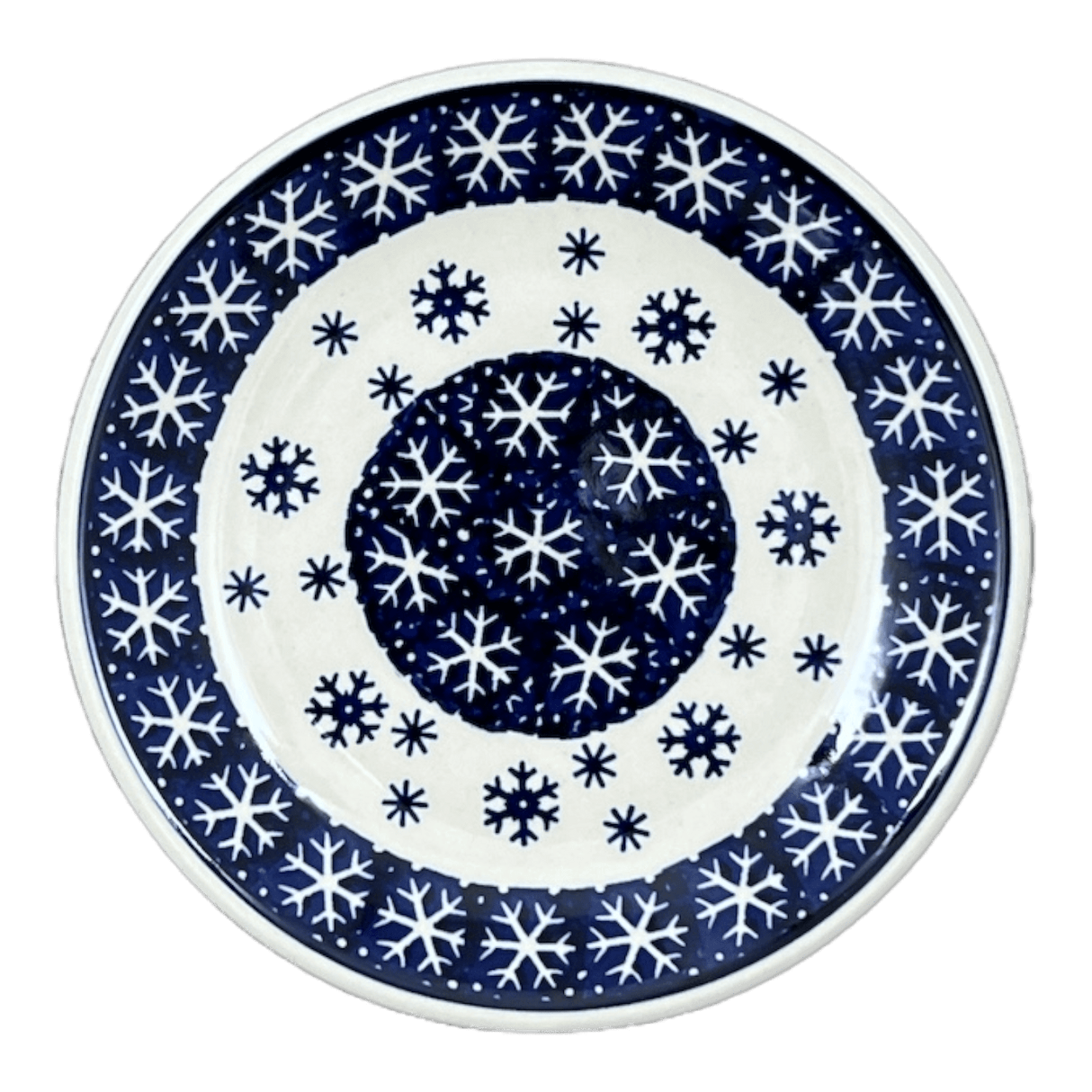 Plate, Round, Dessert, 6.5" in "Snow Drift" by Manufaktura | T130T-PZ