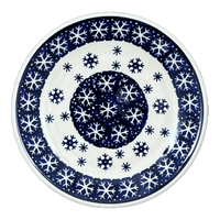 A picture of a Polish Pottery 6.5" Dessert Plate (Snow Drift) | T130T-PZ as shown at PolishPotteryOutlet.com/products/6-5-dessert-plate-snow-drift-t130t-pz