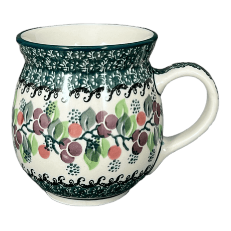 Mug, Belly Mug, 16 oz in "Sugar Plums" by Ceramika Artystyczna | A073-2838Q