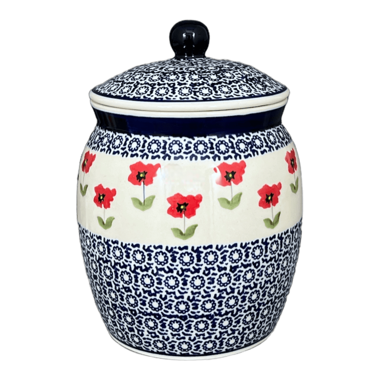 Canister, 2 Liter in "Poppy Garden" by Manufaktura | P074T-EJ01