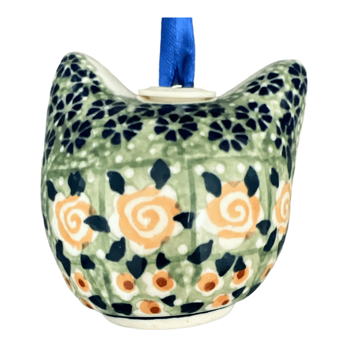 Ornament, Cat Head in "Perennial Garden" by Manufaktura | K142S-LM