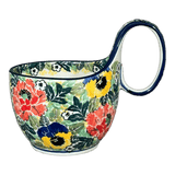 Bowl, Round, Loop Handle, 16 oz in "Tropical Love" by Ceramika Artystyczna | A845-U4705