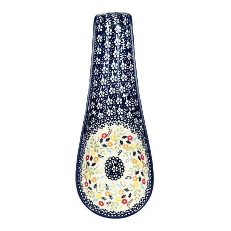 Spoon Rest, Large, 9.25" in "Floral Garland" by Manufaktura | P007U-AD01