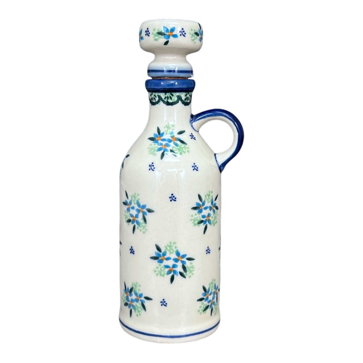 Bottle with Cork, 11 oz in "Blue Star Bundle" by Galia | GB02-PN