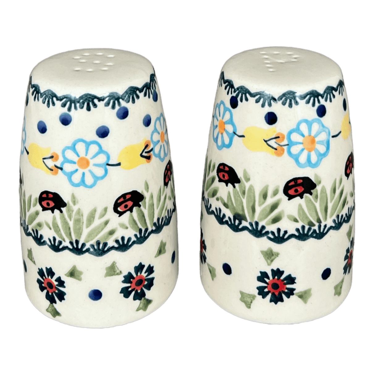 Salt & Pepper, 3.75" in "Lady Bugs" by Manufaktura | S086T-IF45