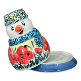 Luminary, Snowman, 5" in "Poppies in Bloom" by Manufaktura | L026S-JZ34