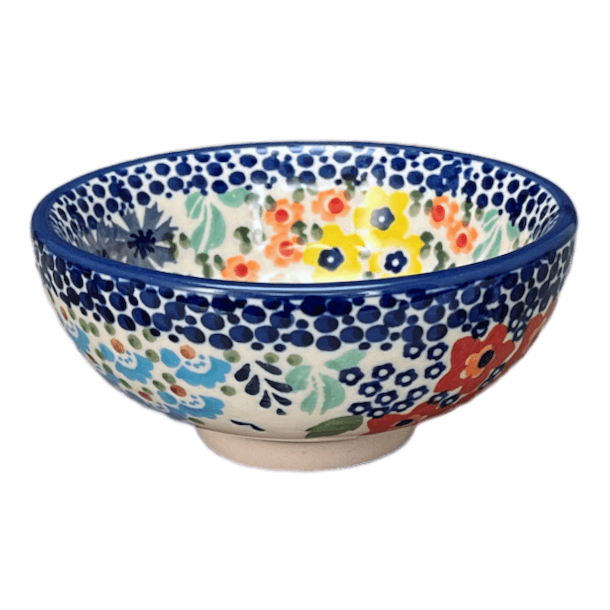 Bowl, Round, Dipping, 4.25" in "Brilliant Garden" by Manufaktura | M153S-DPLW