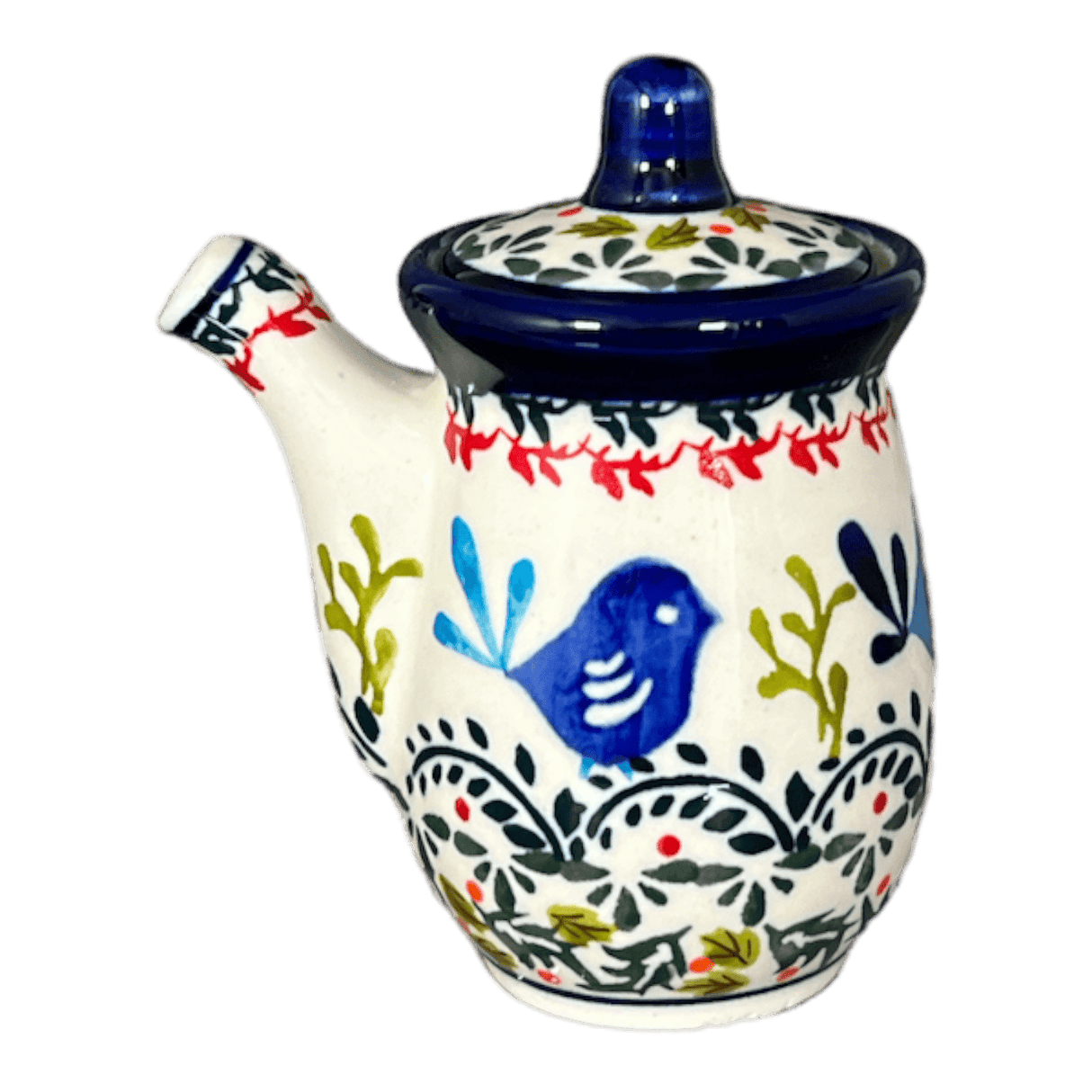 Pitcher, Soy Sauce, 5 oz in "Circling Bluebirds" by Zaklady | Y1947-ART214