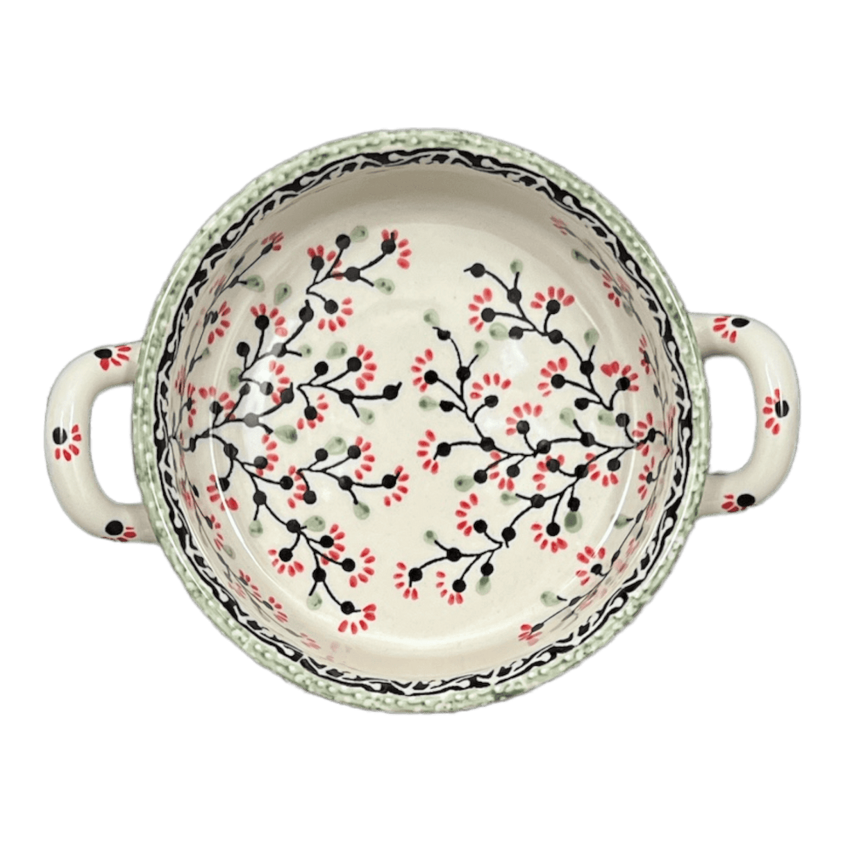 Casserole, Round, Small, 5" x 7.5" in "Cherry Blossoms" by Manufaktura | Z153S-DPGJ