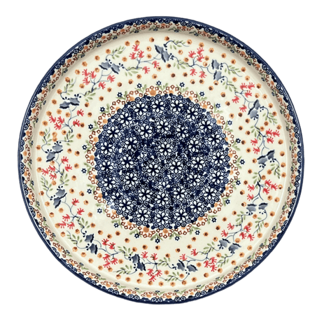 Tray, Round, 10.25" in "Wildflower Delight" by Manufaktura | T153S-P273