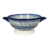 Bowl, Round, Colander/Berry, 7.75", WR (WR62A) in "Greek Columns" by W.R. Ceramika | WR62A-NP20