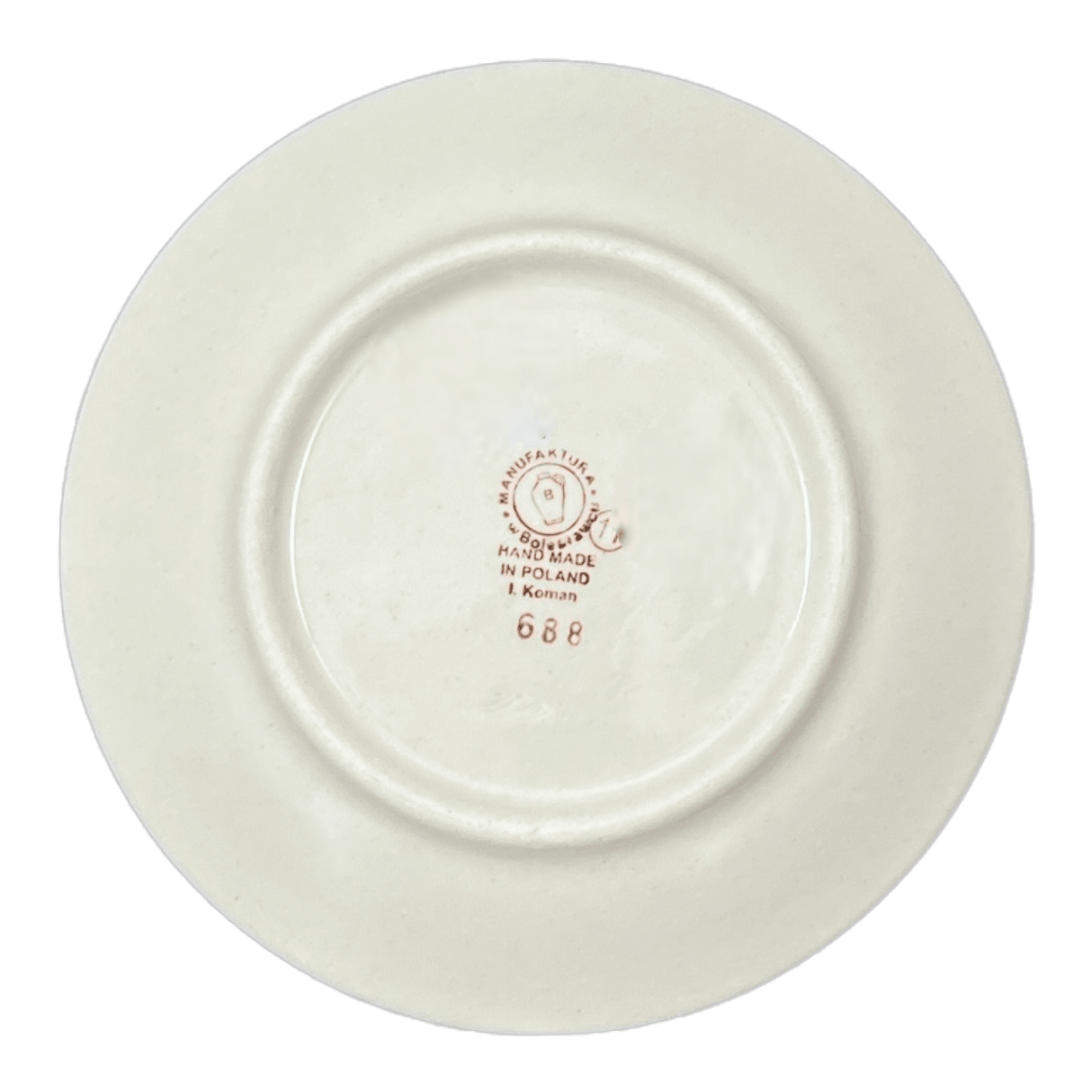 Plate, Round, Dessert, 6.5" in "Snow Drift" by Manufaktura | T130T-PZ