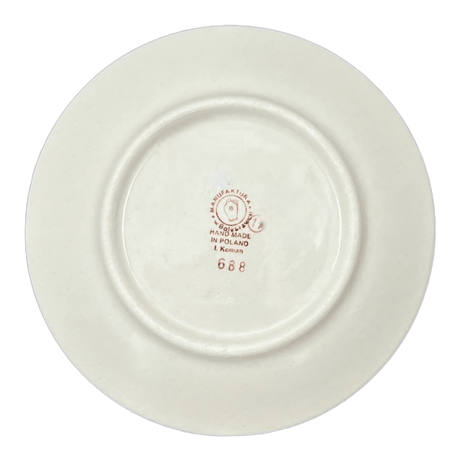 Plate, Round, Dessert, 6.5" in "Snow Drift" by Manufaktura | T130T-PZ