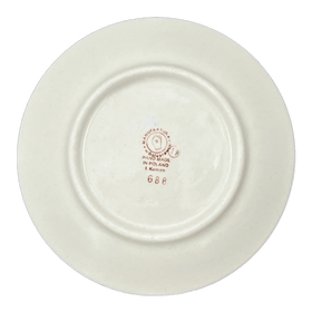 Polish Pottery 6.5" Dessert Plate (Snow Drift) | T130T-PZ Additional Image at PolishPotteryOutlet.com