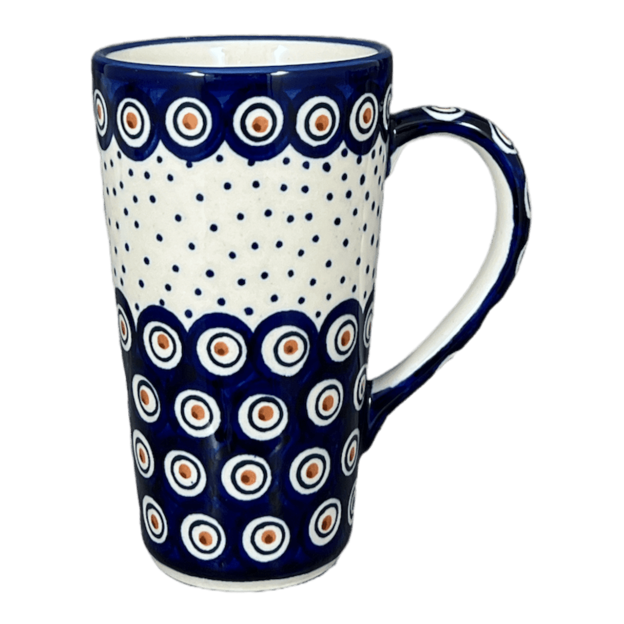 Mug, John's Mug, 12 oz in "Peacock Dot" by Manufaktura | K083U-54K