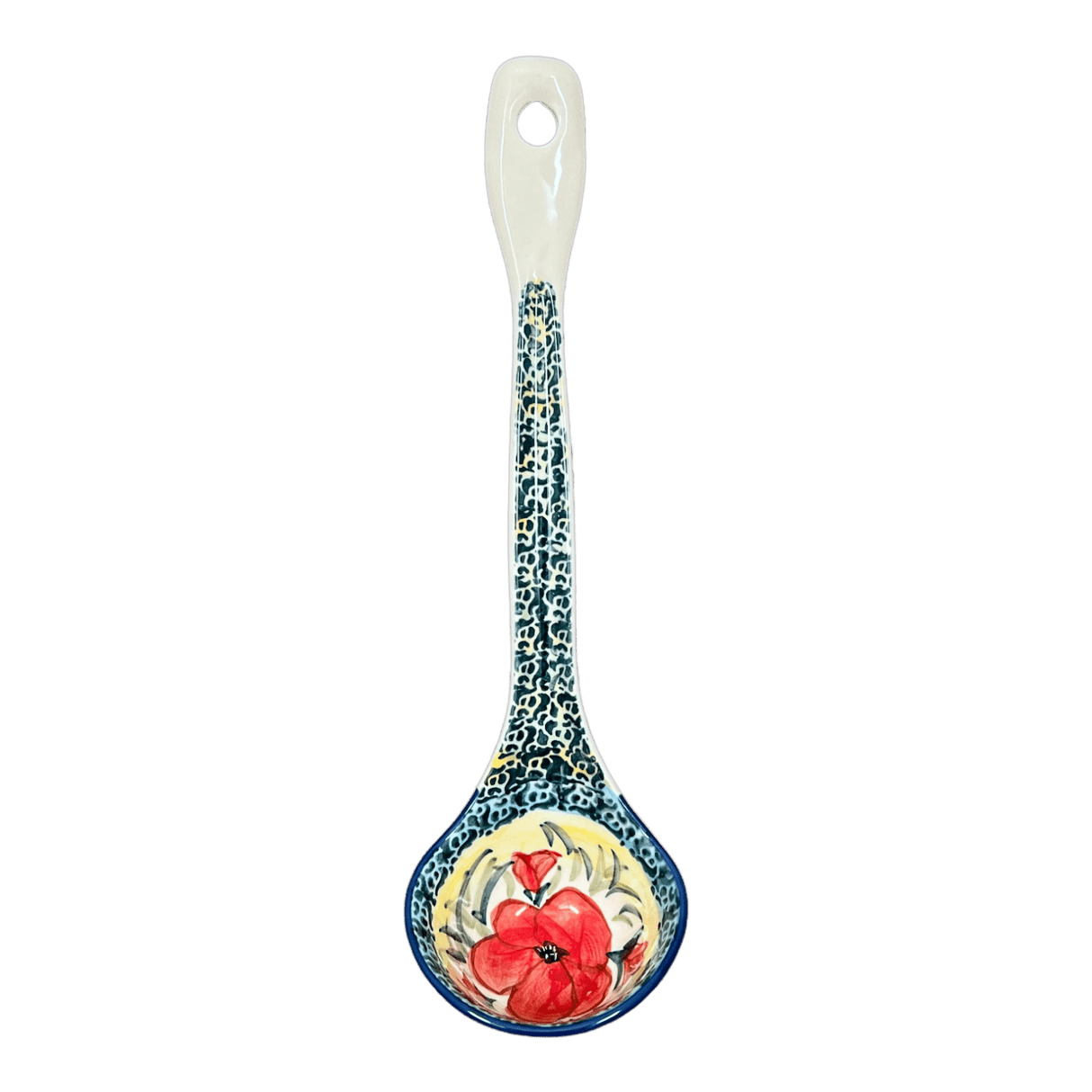 Ladle, Soup, 12" in "Poppies in Bloom" by Manufaktura | C020S-JZ34