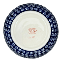 A picture of a Polish Pottery Zaklady 8" Extra-Deep Bowl (Spring Swirl) | Y985A-A1073A as shown at PolishPotteryOutlet.com/products/8-extra-deep-bowl-spring-swirl-y985a-a1073a