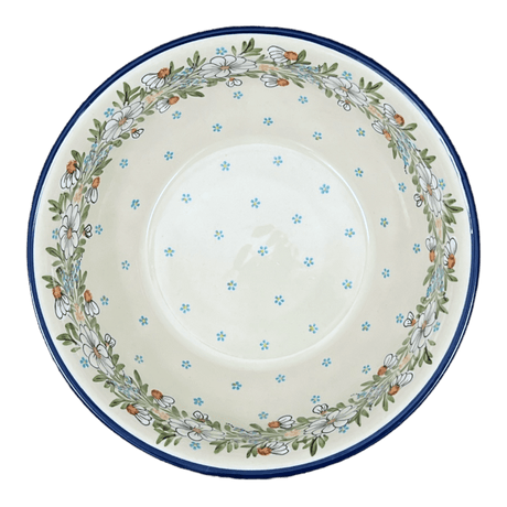 Bowl, Round, 11" in "Daisy Bouquet" by Manufaktura | M087S-TAB3